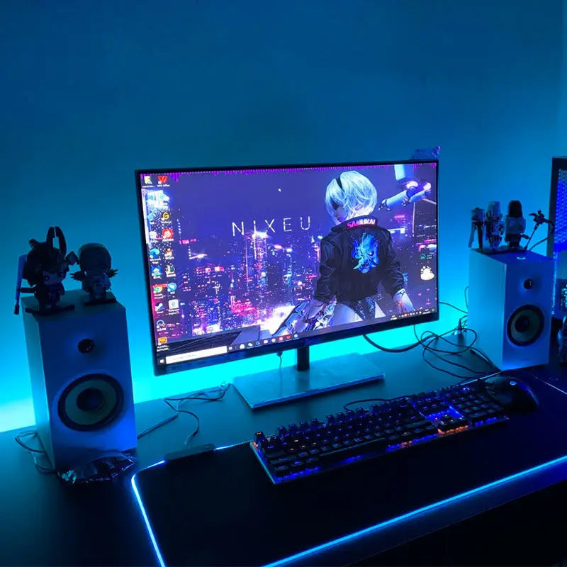 LED Strip Lights for PC Monitor With App Controlled Gaming Backlight with Music Sync