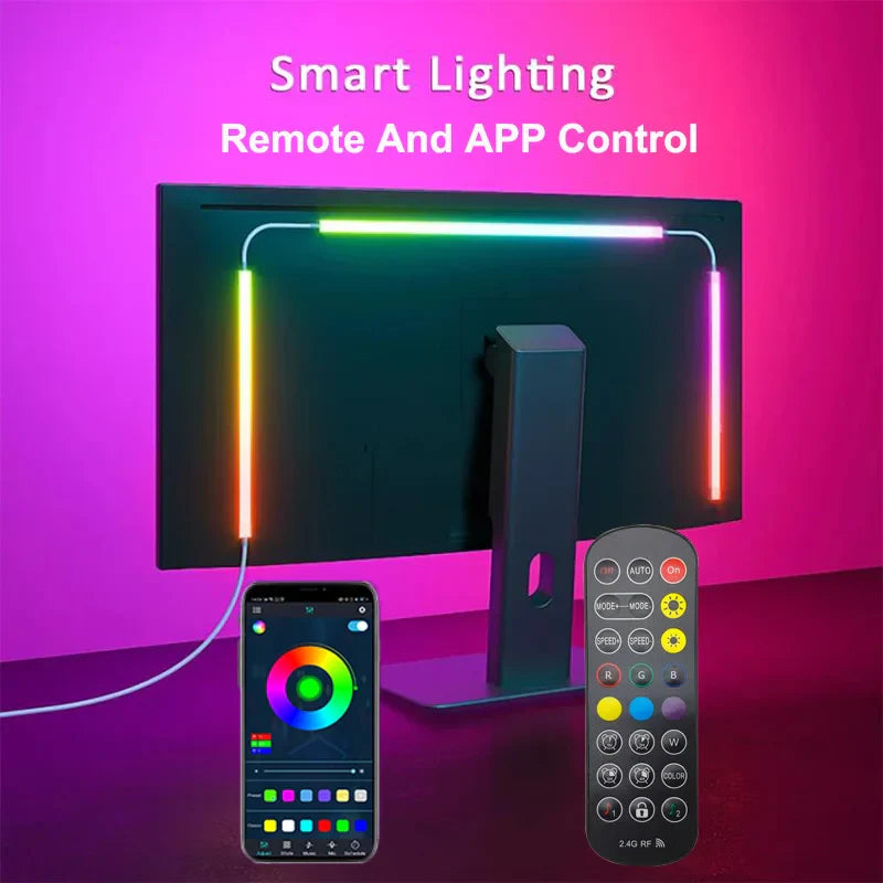 LED Strip Lights for PC Monitor With App Controlled Gaming Backlight with Music Sync